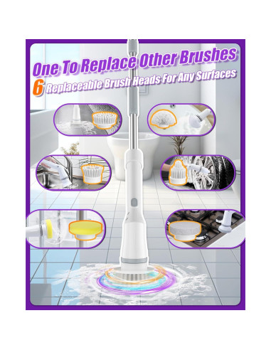 Limpiador Eléctrico de Ducha NBONEBS DS-258 Inalámbrico