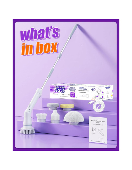 Limpiador Eléctrico de Ducha NBONEBS DS-258 Inalámbrico