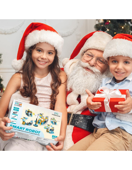 Kit de Construcción de Robots Makerzoid 72 en 1 STEM 6-12 Años