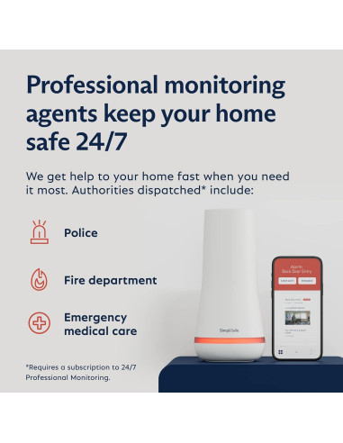 Sistema de Seguridad Inalámbrico SimpliSafe 12 Piezas HD