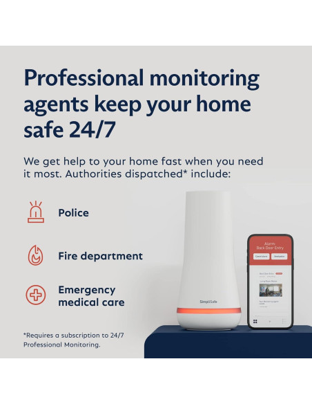 Sistema de Seguridad Inalámbrico SimpliSafe 12 Piezas HD