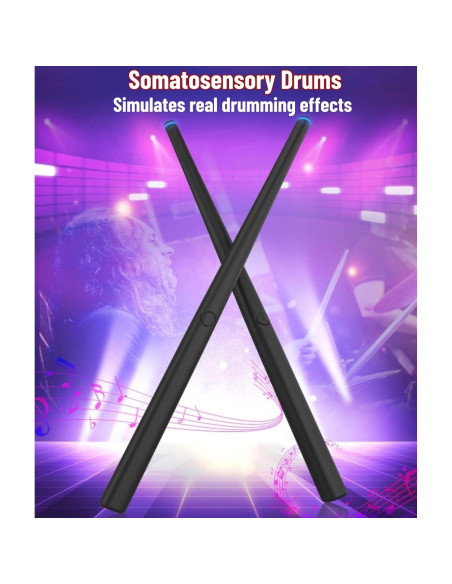 Batería Electrónica Virtual Bewinner - 9 Tambores, Sin Ruido