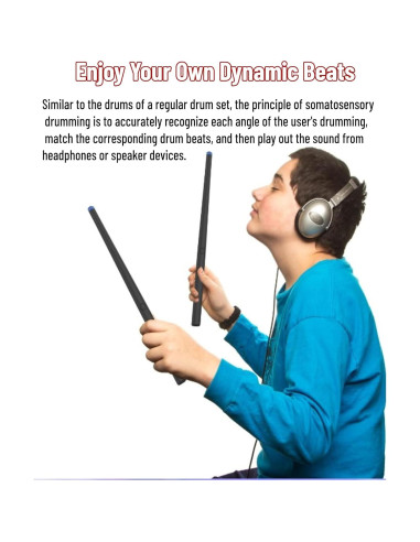 Batería Electrónica Virtual Bewinner - 9 Tambores, Sin Ruido