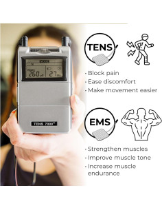 Estimulador Muscular TENS 7000 Compass Health, Alivio Dolor 2