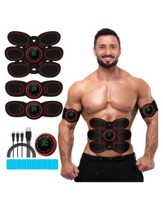 Toner Muscular Drezela DR6-E8 Estimulador Abdominal USB