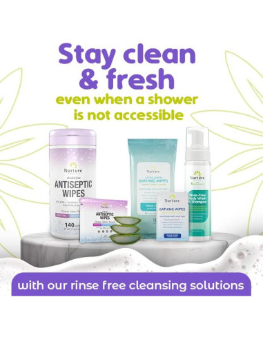 Champú Sin Enjuague Nurture Valley - 3 Botellas 240ml - Lavanda Pepino Salvia