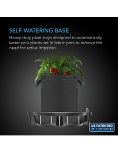 Base de maceta autorriego AC Infinity, 4 piezas, 45 kg 2