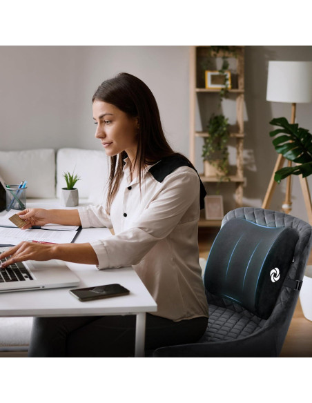 Almohada Lumbar Samsonite SA6041 Espuma de Memoria 34.3x35.6cm