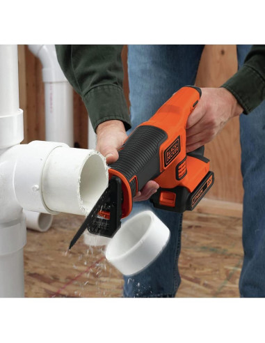 Sierra Recíproca Inalámbrica BLACK+DECKER 20V Kit 2,04 kg