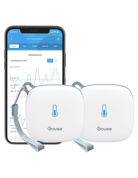 Sensor de Temperatura WiFi Govee H5179, Higrómetro Inteligente