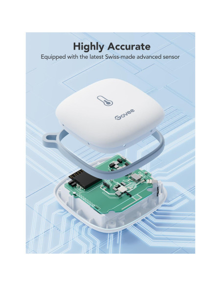 Sensor de Temperatura WiFi Govee H5179, Higrómetro Inteligente