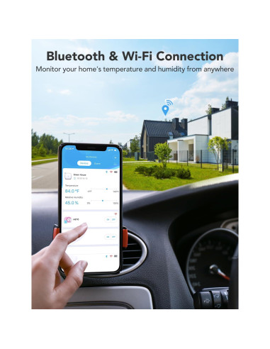 Sensor de Temperatura WiFi Govee H5179, Higrómetro Inteligente