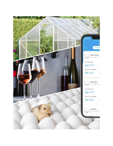 Sensor de Temperatura WiFi Govee H5179, Higrómetro Inteligente