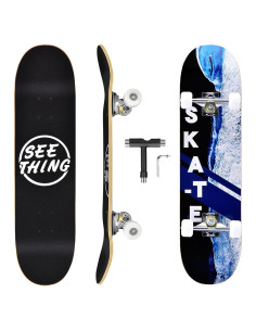Patineta Seething 31" Arce Canadiense 7 Capas Doble Kick