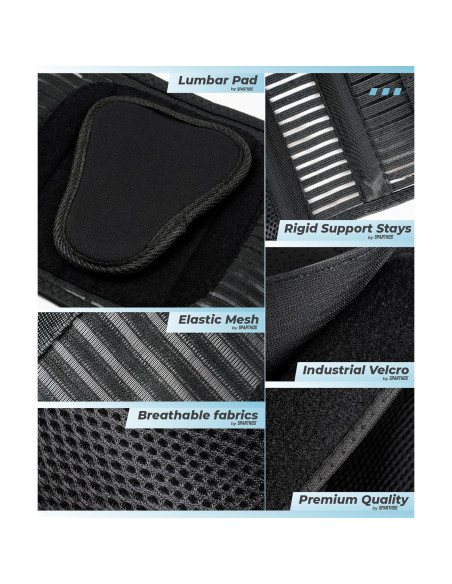 Cinturón de Soporte para Espalda Sparthos - Alivio Dolor