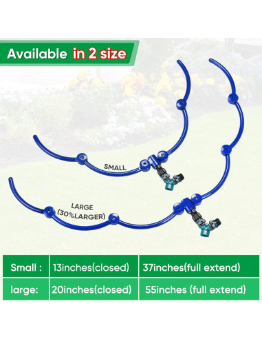 Anillo de Riego ZZM 50,8 cm para Árboles y Arbustos