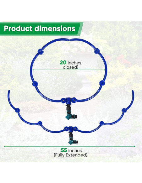 Anillo de Riego ZZM 50,8 cm para Árboles y Arbustos Anillo de Riego ZZM 50,8 cm para Árboles y Arbustos