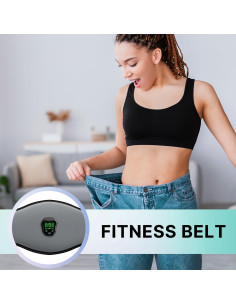 Cinturón de Fitness NEWPINE EMS ABS Estimulador Muscular 2
