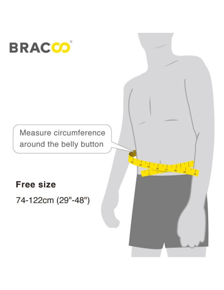 Faja Lumbar Bracoo BS33 Ajustable para Alivio Espalda