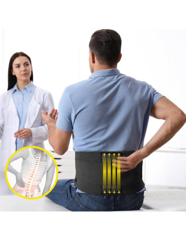 Faja Lumbar Bracoo BS33 Ajustable para Alivio Espalda