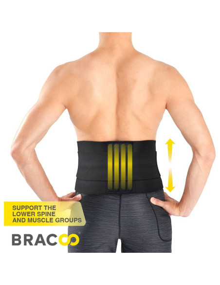 Faja Lumbar Bracoo BS33 Ajustable para Alivio Espalda