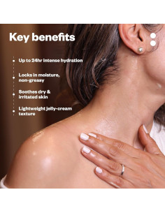 JustHuman Crema de Gel Acondicionador Corporal 238g - Hidratación Profunda con Aloe Vera y Colágeno 2