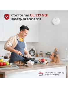 Detectores de Humo Siterlink GS562A Interconectados 6 Paquete 2