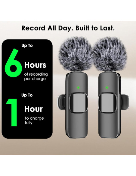 Mini Mic Pro - Micrófono Inalámbrico Lavalier para iPhone