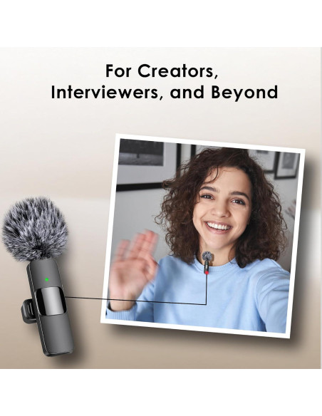 Mini Mic Pro - Micrófono Inalámbrico Lavalier para iPhone