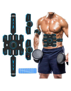 EMS Estimulador Muscular UMATE Cinturón Abdominal Ajustable