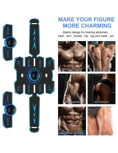 EMS Estimulador Muscular UMATE Cinturón Abdominal Ajustable 2