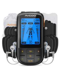Estimulador Muscular TENS AVCOO 3-en-1 30 Modos 40 Intensidades