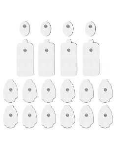 Electrodos TENS Molufeibe 20 Piezas 3.5mm Reutilizables