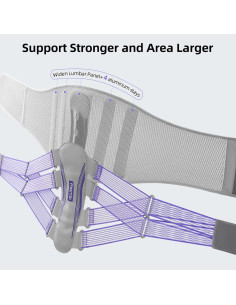 Faja FREETOO Soporte Lumbar Ajustable para Mujeres 2