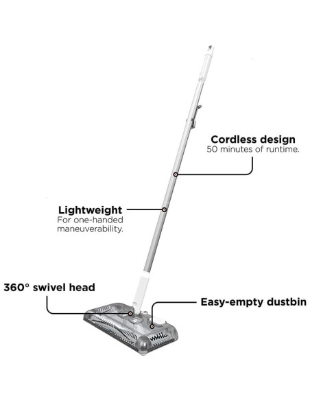 Barrendero de Piso Inalámbrico BLACK+DECKER HFS115J10 50 min