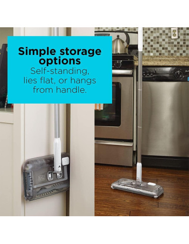 Barrendero de Piso Inalámbrico BLACK+DECKER HFS115J10 50 min