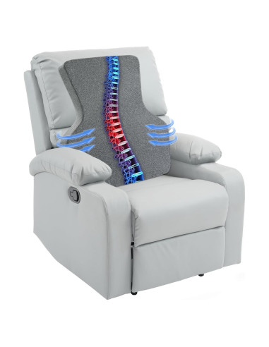 HOMBYS Almohada Lumbar Ajustable para Sillón 50,8x54,9 cm