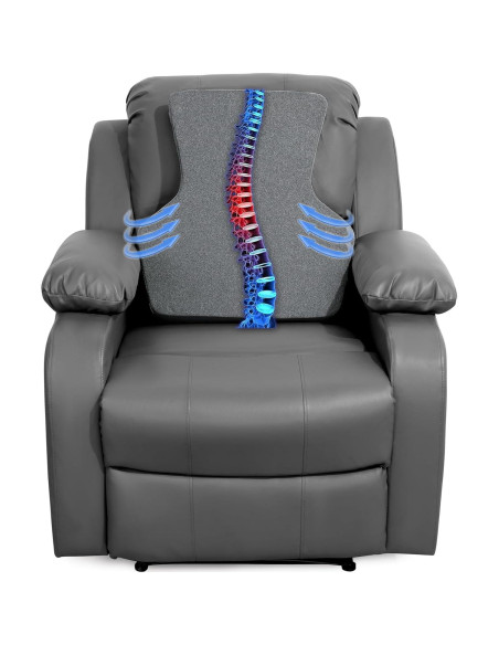 HOMBYS Almohada Lumbar Ajustable para Sillón 50,8x54,9 cm