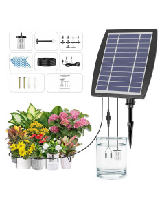 Sistema de Riego por Goteo Solar OHYEAHSPIN 20-30 Macetas