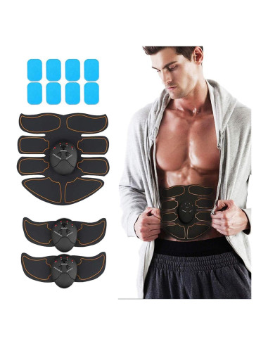 Cinturón de Fitness JoJoMooN Estimulador de Abdomen Negro