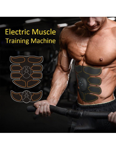 Cinturón de Fitness JoJoMooN Estimulador de Abdomen Negro