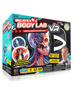 Kit de Ciencia VR Bill Nye - Laboratorio del Cuerpo 30 Piezas