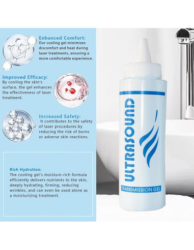 Gel Refrigerante Viqure para Depilación y Cuidado Facial