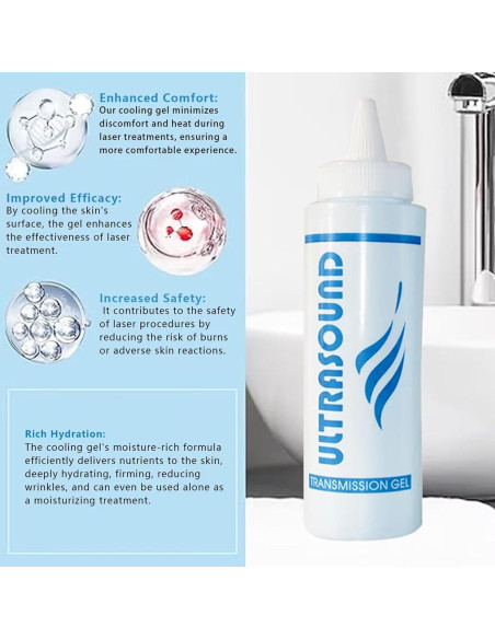 Gel Refrigerante Viqure para Depilación y Cuidado Facial