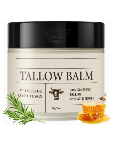 Bálsamo Hidratante de Grasa de Res Orgánica con Miel 166g