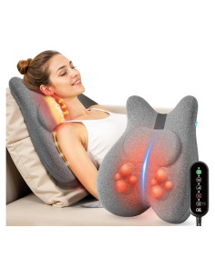 Almohada Lumbar CILI con Masaje y Calefacción 43x14x48cm