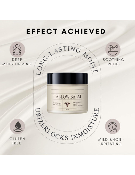 Bálsamo Hidratante de Grasa de Res Orgánica con Miel 166g