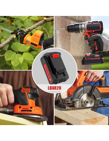 Paquete 2 Baterías 3.8Ah Black & Decker 20V Litio