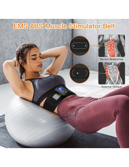 Cinturón Abdominal DOMAS EMS Tonificador de Músculos