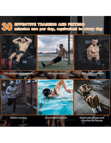 Cinturón Abdominal DOMAS EMS Tonificador de Músculos